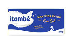 Manteiga com sal tablete 200g